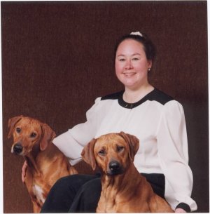 Breeder wiht Brandy and Little Dickens